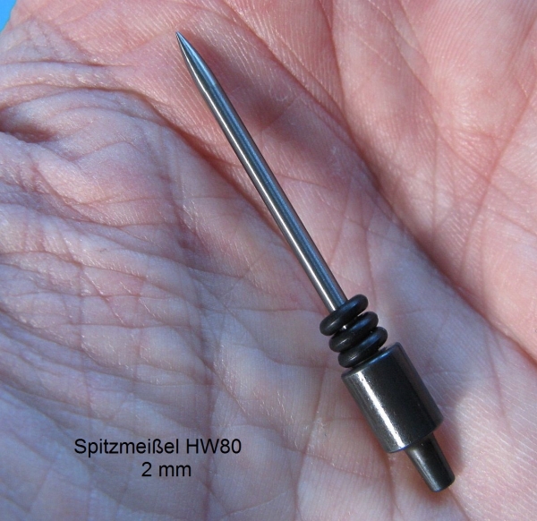 HW 80 – Spitzmeißel, verschiedene Durchmesser